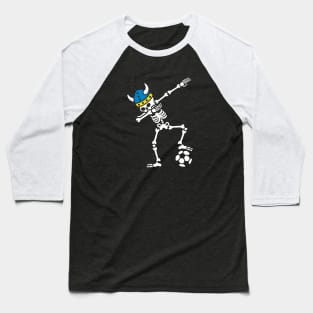 Sweden dab dabbing skeleton soccer football Baseball T-Shirt